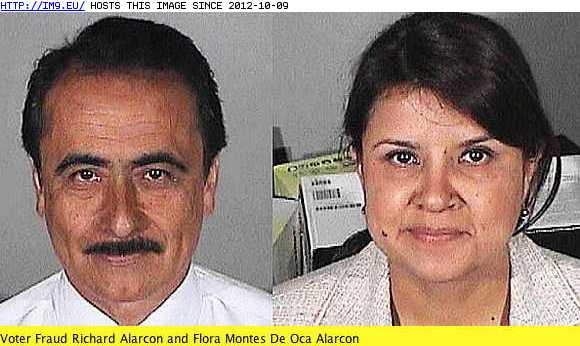 Voter Fraud Richard Alarcon and Flora Montes De Oca Alarcon (in Voter Fraud Faces)