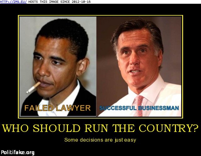 Who Should Run The Country Obama Romney (in Obamarama)