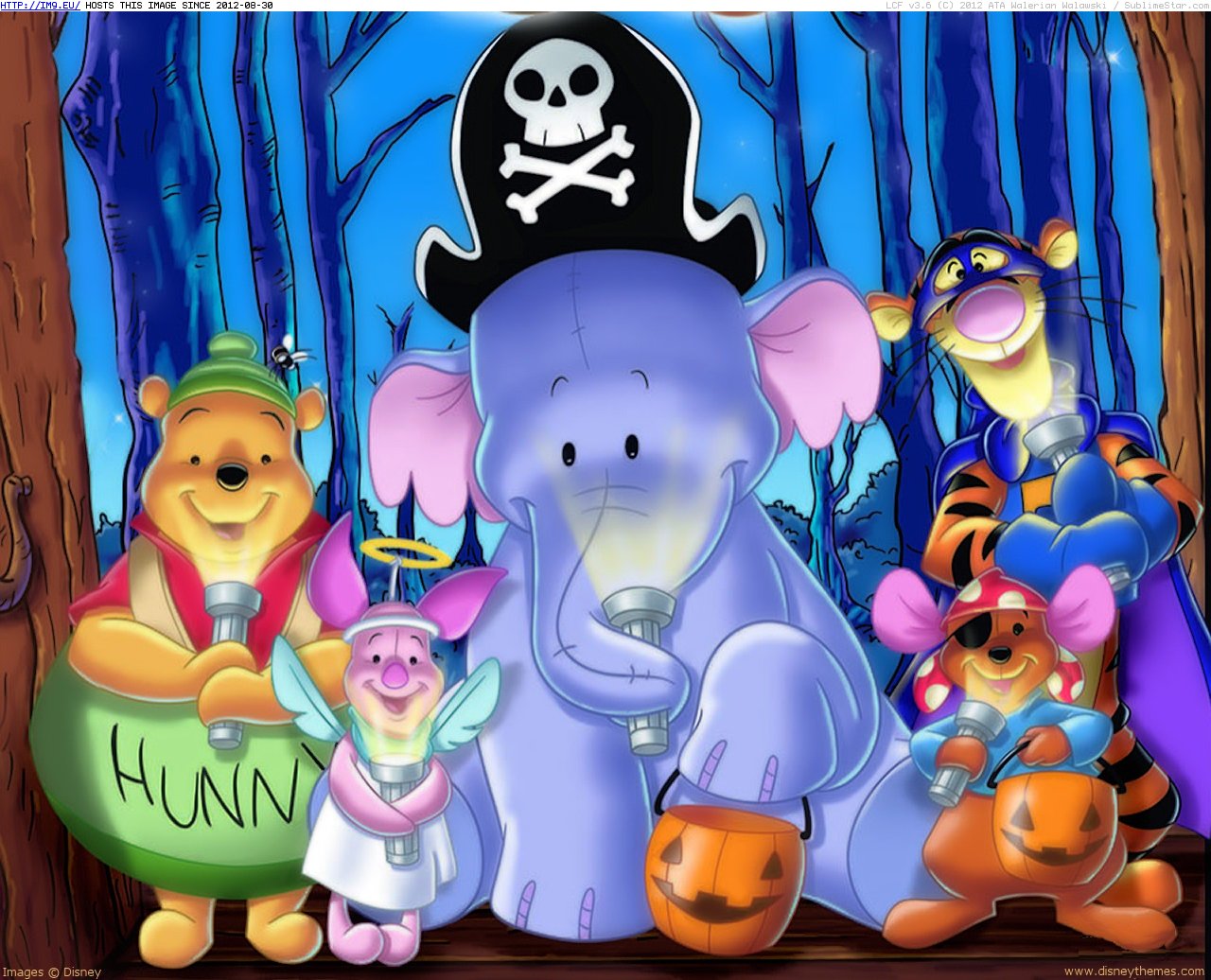 Winnie The Pooh Halloweena 128 X1 24 (cartoons for kids) (in Cartoon Wallpapers And Pics)