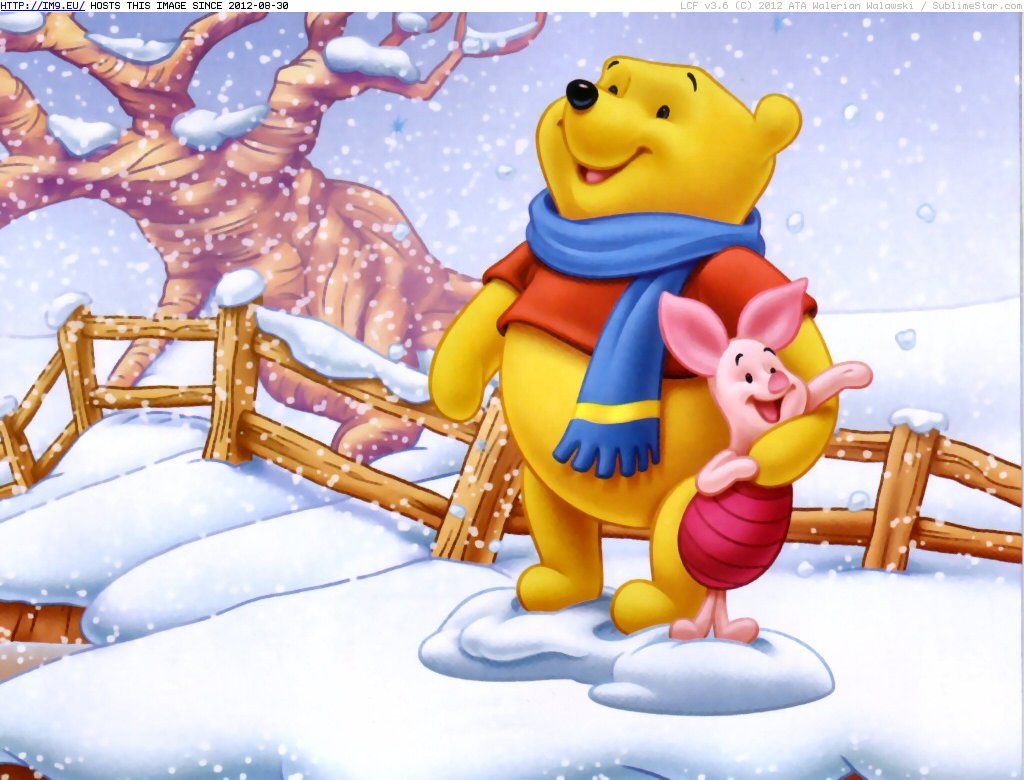 Winter Fun Pooh  5 2 (cartoons for kids) (in Cartoon Wallpapers And Pics)
