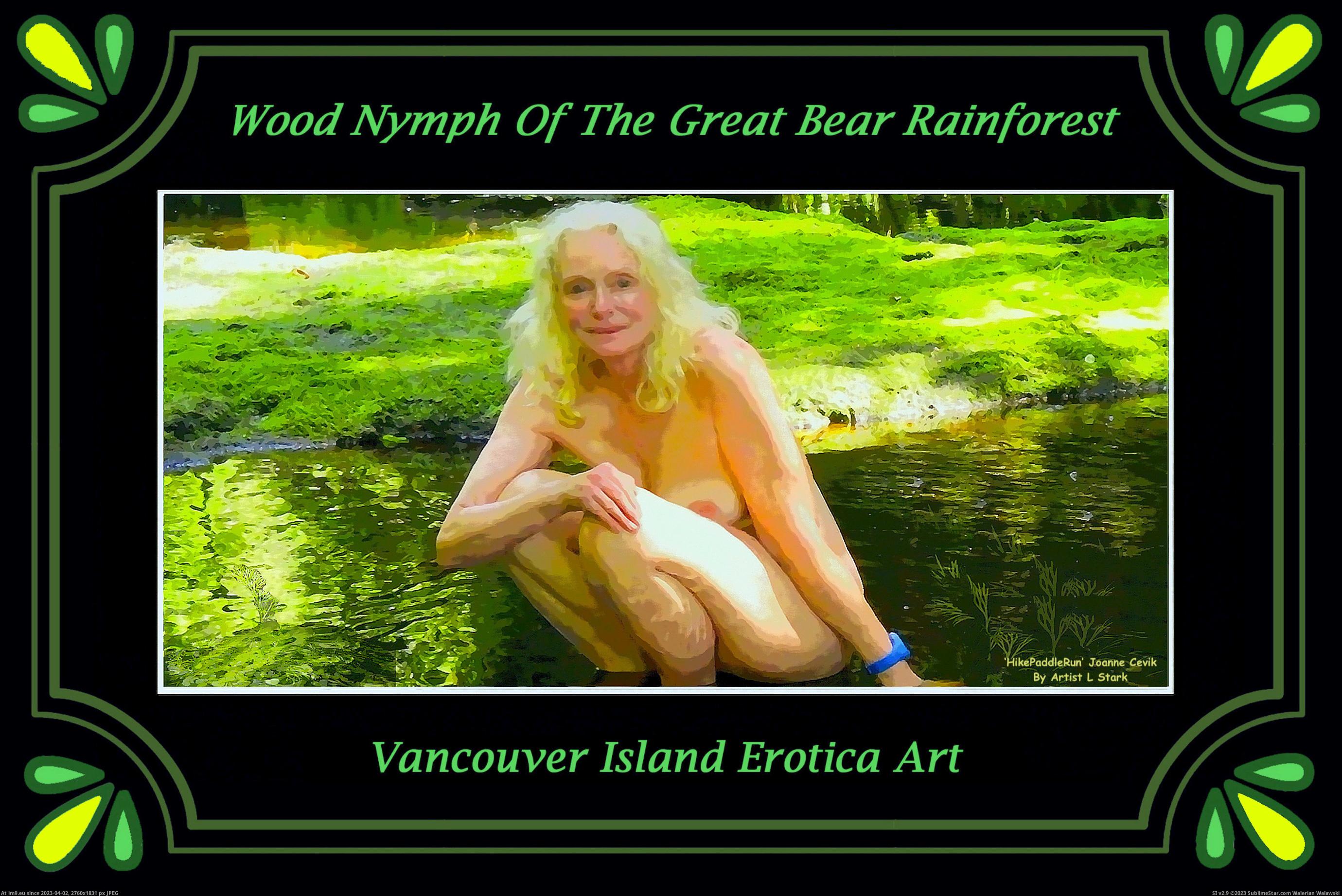 Wood Nymph Art Model HikePaddleRun - Vancouver Island (in Instant Upload)