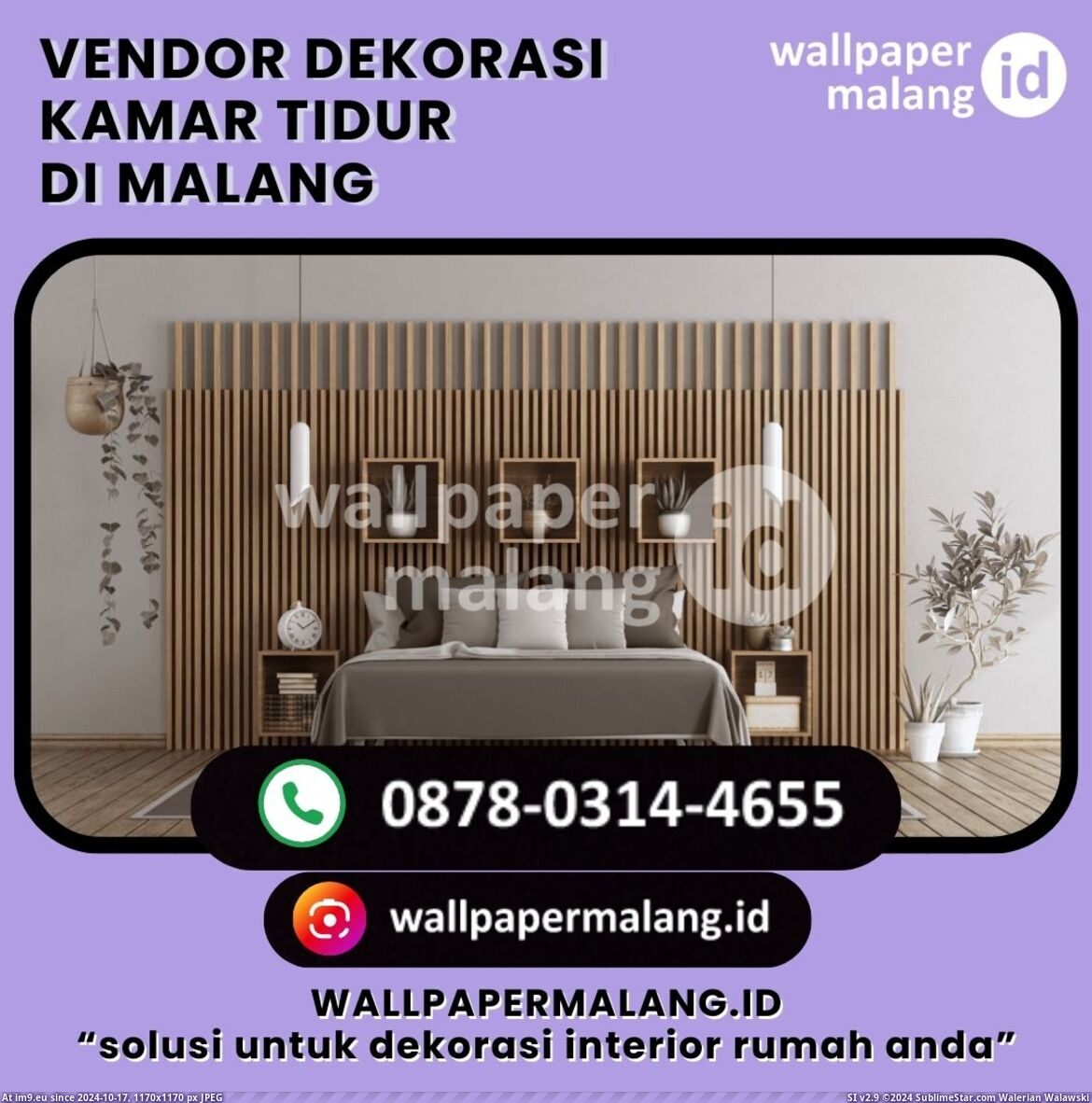 #Malang #Dekorasi #Kamar #Tidur #Vendor #Wpm WPM (VENDOR DEKORASI KAMAR TIDUR DI MALANG) Pic. (Obraz z album Instant Upload))