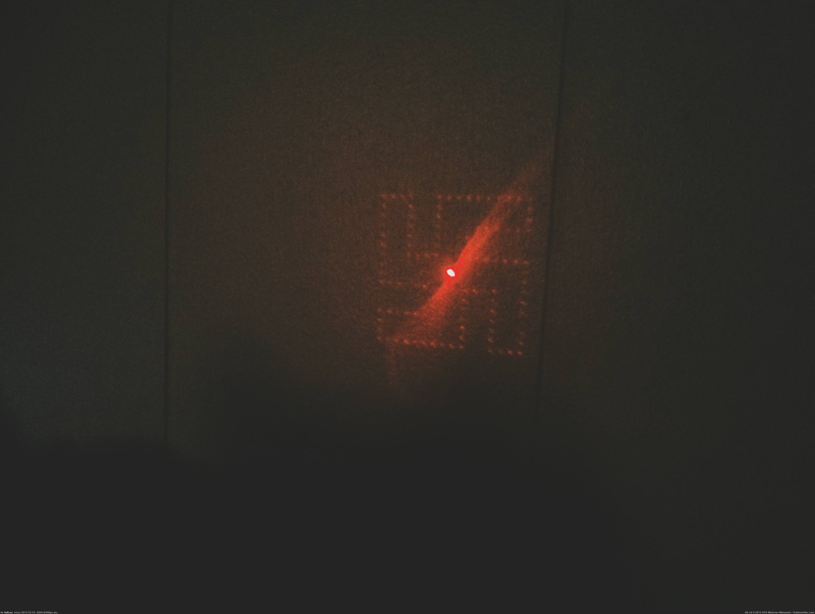 [Wtf] Imagine me and my cat's surprise when the dollar store laser pointer projected this on the wall... (in My r/WTF favs)