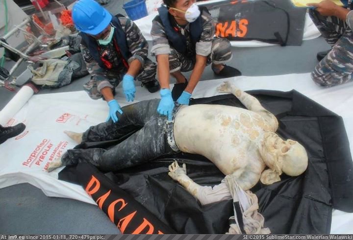 [Wtf] Victims of Recent AirAsia Plane Crash were just taken out of the ocean [X-post Creepy] 1 (in My r/WTF favs)