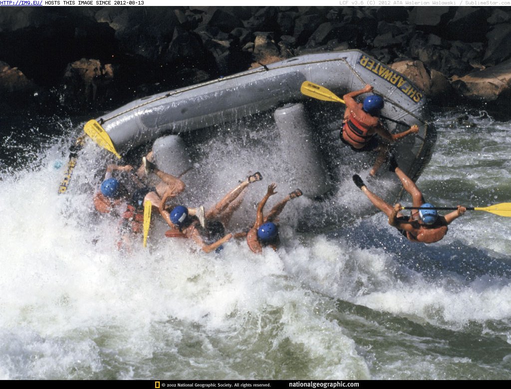 Zambezi River Raft (in National Geographic Photo Of The Day 2001-2009)